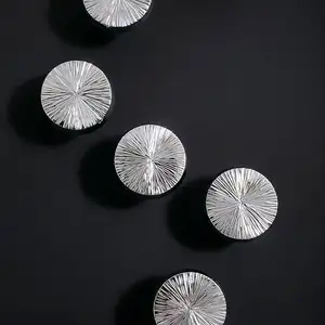 Кнопка 32 мм Sunset Silver